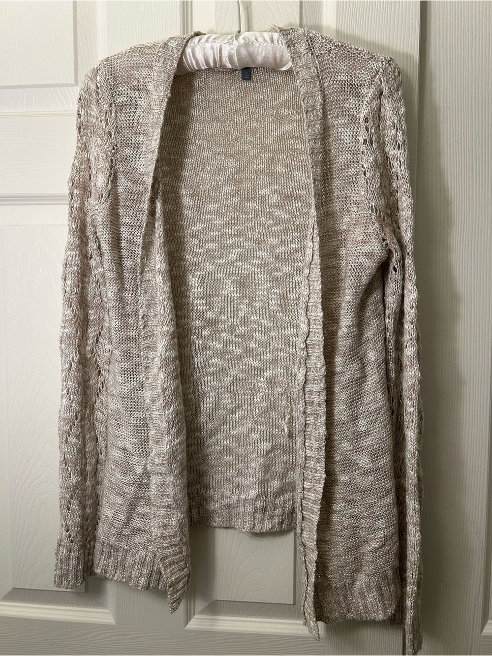 Charlotte Russe Cream and White Cardigan